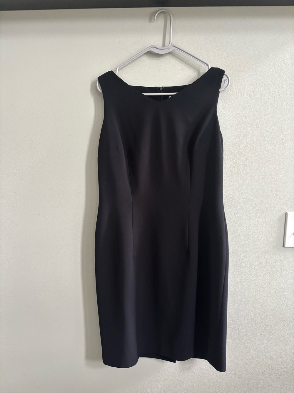 Brooks Brothers Black Sleeveless Midi Dress 12 Womens